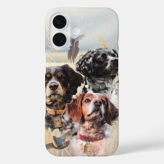 Brittany Spaniel, Passie voor Vogels Case-Mate iPhone Case (Achterkant)