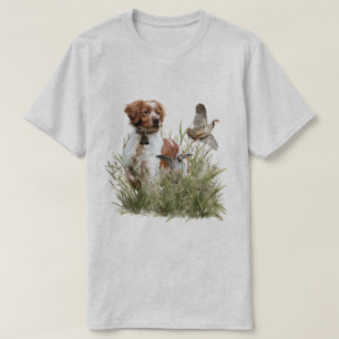 Brittany Spaniel, Passie voor Vogels T-shirt