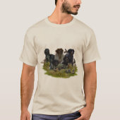 Brittany Spaniel, Passie voor Vogels T-shirt (Voorkant)
