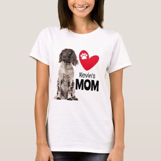 Brittany Spaniel Personalized Ma T-Shirt (Voorkant)