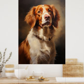 Brittany Spaniel Poster (Keuken)