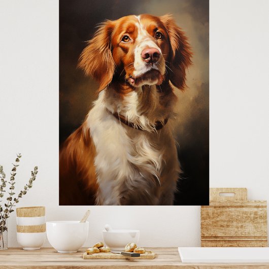 Brittany Spaniel Poster (Keuken)