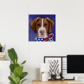 Brittany Spaniel Poster (Thuiskantoor)