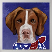 Brittany Spaniel Poster (Voorkant)