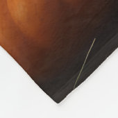 Brittany Spaniel Puppy Herfst Delight Pompoen Fleece Deken (Hoek)