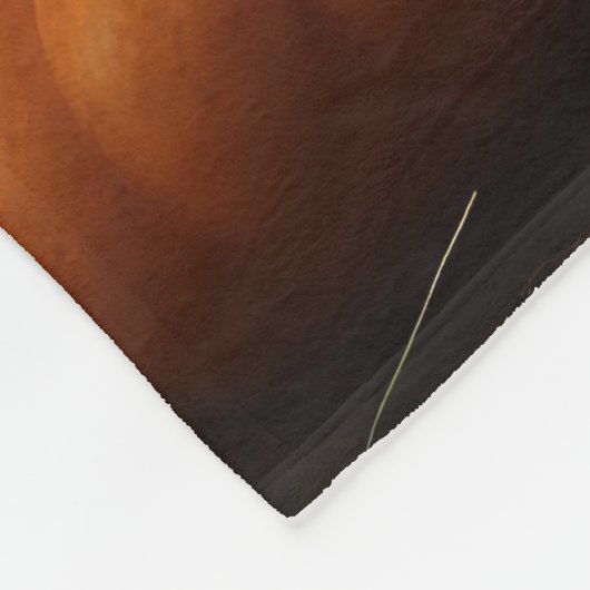 Brittany Spaniel Puppy Herfst Delight Pompoen Fleece Deken (Hoek)