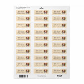 Brittany Spaniel Retour Adres Label (Full Sheet)