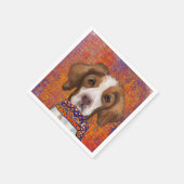 Brittany Spaniel Servet (Hoek)