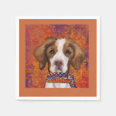 Brittany Spaniel Servet (Voorkant)