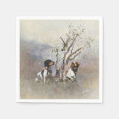 Brittany Spaniel Servet (Voorkant)