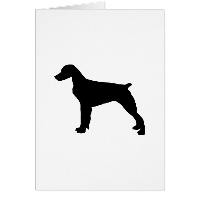 Brittany Spaniel Silhouette Love Dogs Silhouette (Voorkant)