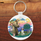 Brittany Spaniel Sleutelhanger (Voorkant)