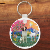 Brittany Spaniel Sleutelhanger (Voorkant)