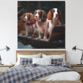 Brittany Spaniel Sneeuw Slede Kerst Decoratie (Insitu (Slaapkamer))