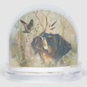 Brittany Spaniel Sneeuwbol (Achterkant)