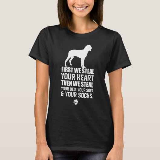 Brittany Spaniel Steal je hart T-shirt (Voorkant)