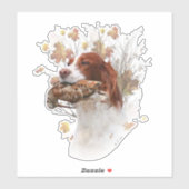 Brittany Spaniel Sticker (Vel)