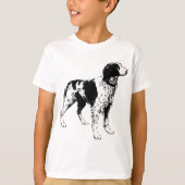 brittany spaniel t-shirt (Voorkant)