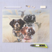 Brittany Spaniel Tissuepapier (Craft)