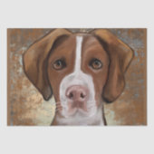 Brittany Spaniel Tissuepapier (Voorkant)