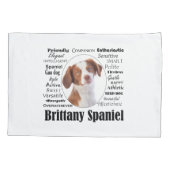 Brittany Spaniel Traits Kussensloop (Achterkant)