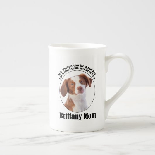 Brittany Spaniel Traits Porselein Kop (Rechts)