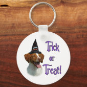 Brittany Spaniel Trick Sleutelhanger (Voorkant)