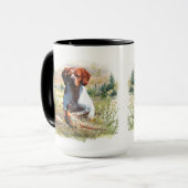 Brittany Spaniel – Veld, Focus, Fazant, Kunst Mok (Voorkant links)
