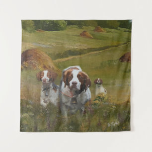 Brittany Spaniel Wandkleed