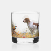 Brittany Spaniel Whiskey Glass Whisky Glas (Achterkant)
