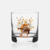 Brittany Spaniel Whiskey Glass Whisky Glas (Achterkant)
