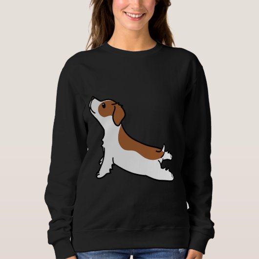 Brittany Spaniel Yoga Trui (Voorkant)