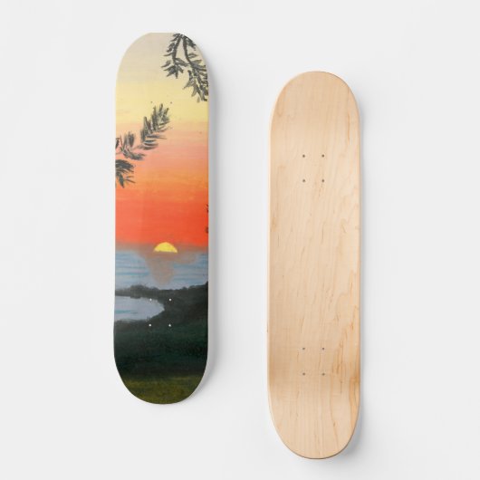 Brittany Sunset skateboard (Voorkant)
