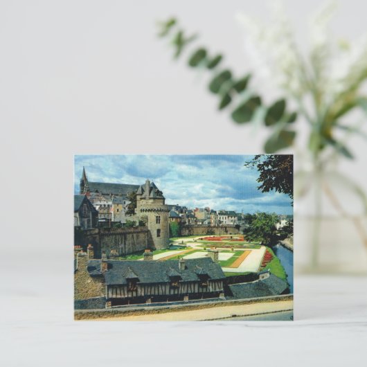 Brittany, Vannes castle, Briefkaart (Staand voorkant)