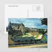 Brittany, Vannes castle, Briefkaart (Voorkant / Achterkant)
