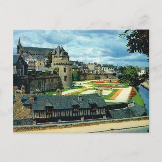 Brittany, Vannes castle, Briefkaart (Voorkant)