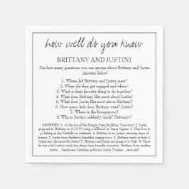 Brittany Wat weet je van leuke huwelijksreceptie Servet