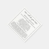 Brittany Wat weet je van leuke huwelijksreceptie Servet (Hoek)