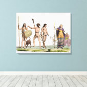 Britten, Caledoniërs en koningin Boadicea, bord 4 Canvas Afdruk (Insitu (Houten vloer))