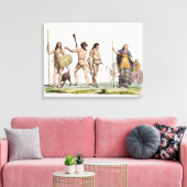 Britten, Caledoniërs en koningin Boadicea, bord 4 Canvas Afdruk (Insitu (Woonkamer))