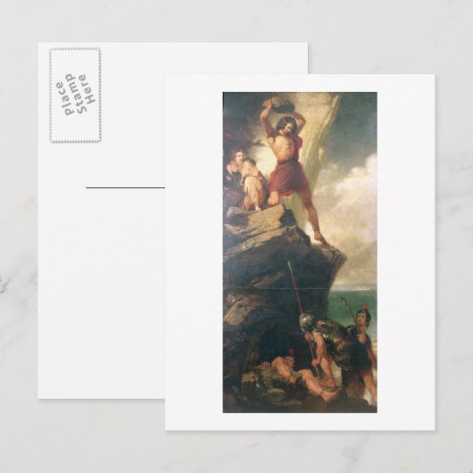 Britten die de inval van de Romeinen afwijzen Briefkaart (Voorkant / Achterkant)