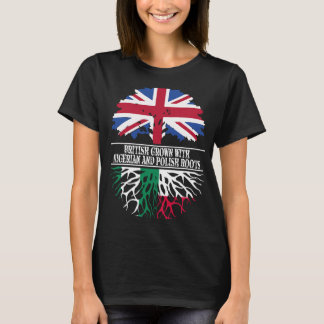 Britten geteeld met Nigeriaanse en Poolse T-shirt