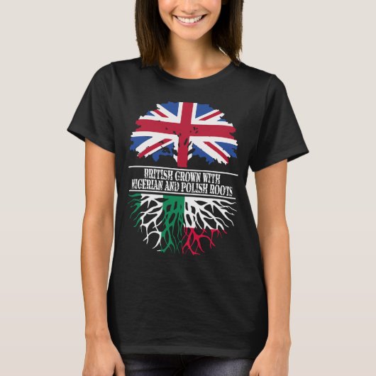 Britten geteeld met Nigeriaanse en Poolse T-shirt (Voorkant)