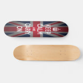 Britten houden kalm dragen oude school skateboard (Horizontaal)