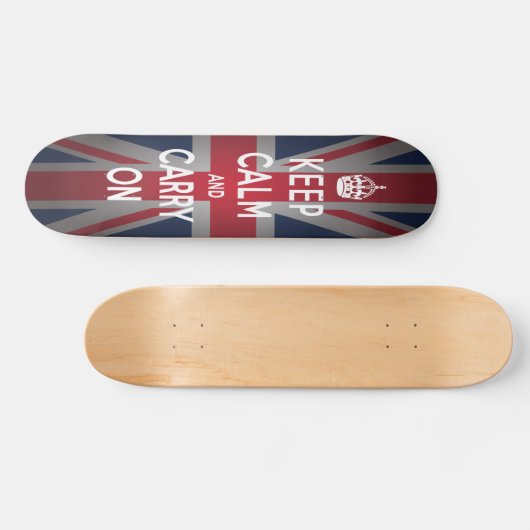 Britten houden kalm dragen oude school skateboard (Horizontaal)