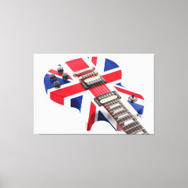 BRITTEN KOMEN GITAAR 40x60 Canvas Afdruk