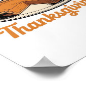 Britten Weten Hoe Te Eten Op Thanksgiving Oversize Poster (Hoek)