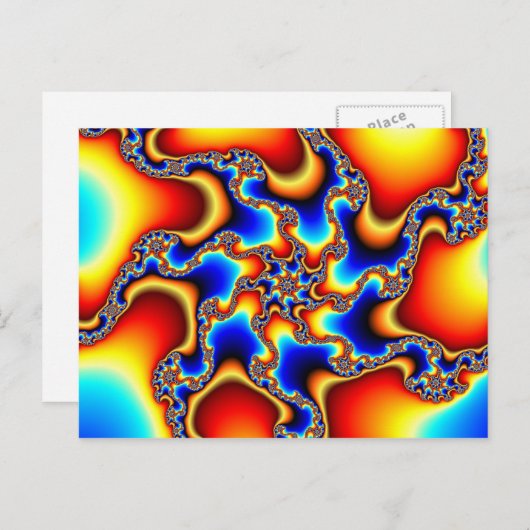 Brittle - Fractal Briefkaart (Voorkant / Achterkant)