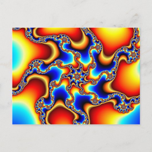 Brittle - Fractal Briefkaart (Voorkant)