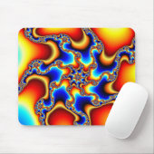 Brittle - Fractal Mousepad Muismat (Met muis)
